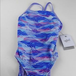 Dolfin Uglies 1 Piece Training Swimsuit NWT UPF50